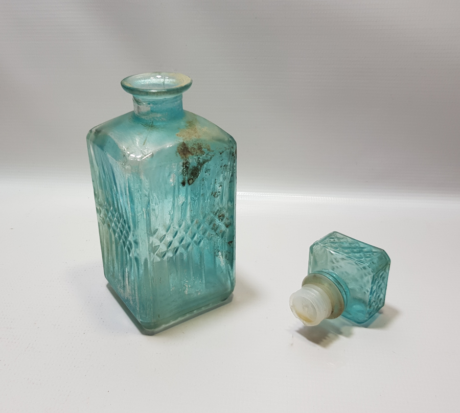 ANTİKA CAM VİSKİ KARAFI