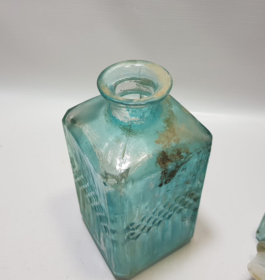 ANTİKA CAM VİSKİ KARAFI