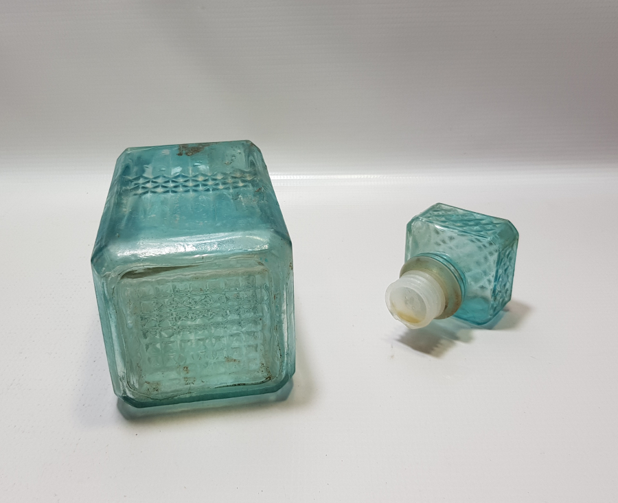 ANTİKA CAM VİSKİ KARAFI