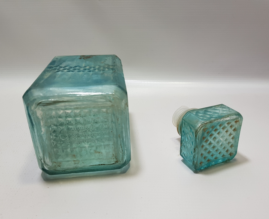 ANTİKA CAM VİSKİ KARAFI