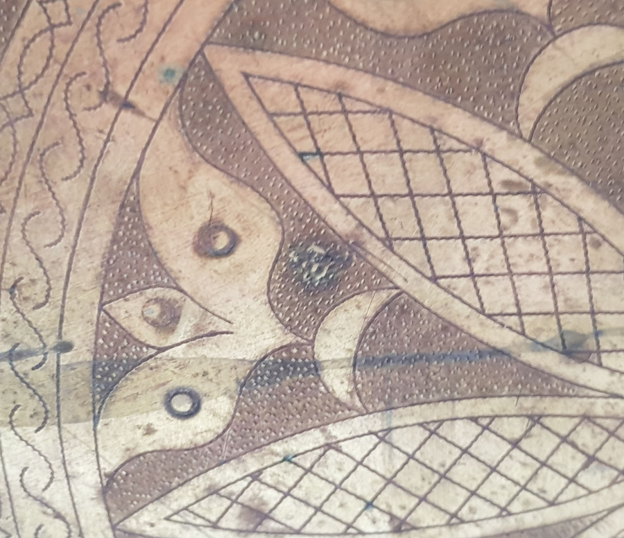 OSMANLI DÖNEMİ BÜYÜK BOY KALEM İŞÇİLİKLİ SÜLEYMANİYE SİNİ