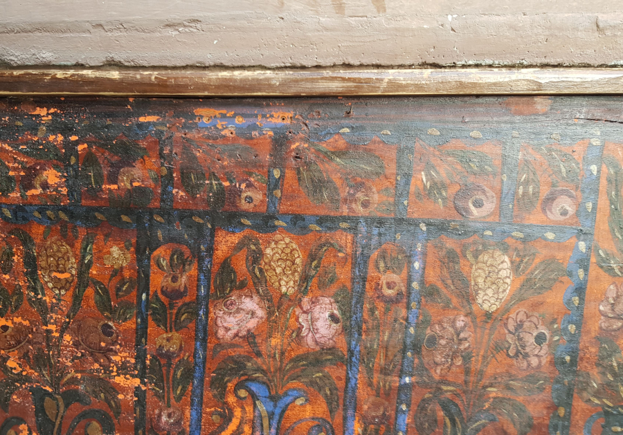 OSMANLI DÖNEMİ KÖK BOYALI NADİR SANDIK KAPAĞI