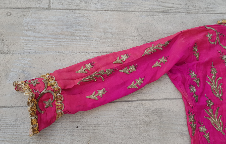 OSMANLI DÖNEMİ SIRMA İŞÇİLİKLİ ŞALVAR CEPKEN TAKIMI