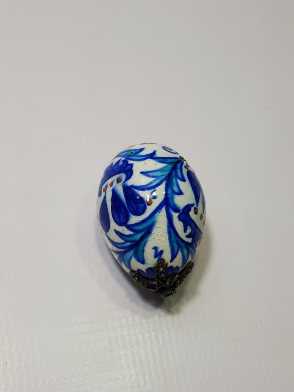MEŞHUR KÜTAHYA SERAMİK USTASI SITKI İMZALI ÇOK NADİR FORMDA ASKI TOPU