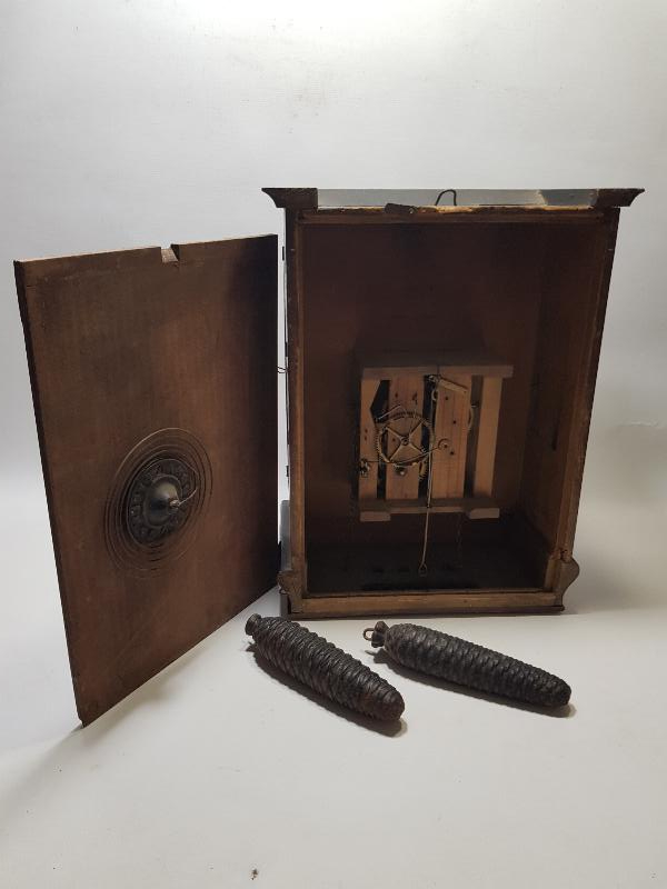 OSMANLI DÖNEMİ CAM ALTI KADRANLI ÇOK NADİR DUVAR SAATİ