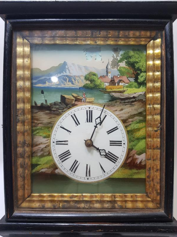 OSMANLI DÖNEMİ CAM ALTI KADRANLI ÇOK NADİR DUVAR SAATİ