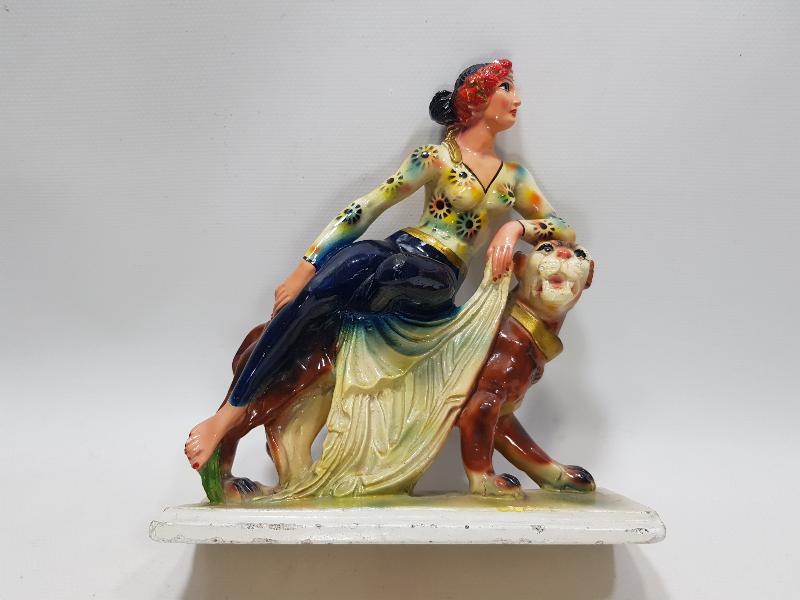 ANTİKA KAPLANLI KADIN BİBLOSU