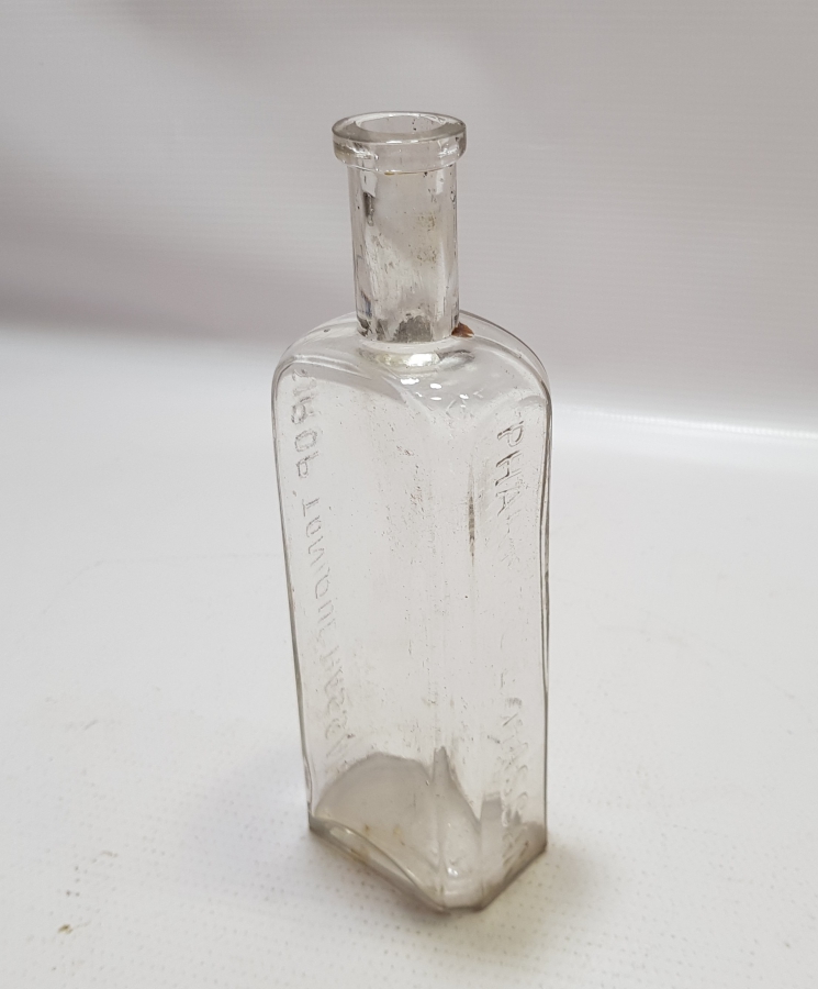 OSMANLICA VE FRANSIZCA YAZILI HASAN KUVVET ŞURUBU ŞİŞESİ