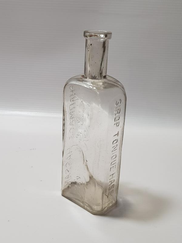 OSMANLICA VE FRANSIZCA YAZILI HASAN KUVVET ŞURUBU ŞİŞESİ