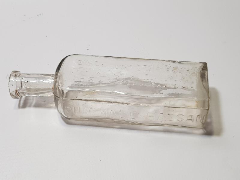 OSMANLICA VE FRANSIZCA YAZILI HASAN KUVVET ŞURUBU ŞİŞESİ