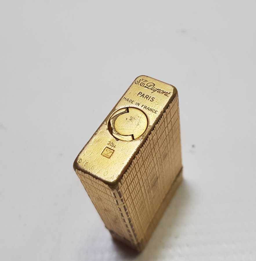 ST DUPONT MARKA ALTIN KAPLAMA ÇAKMAK