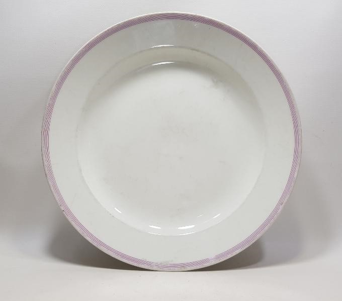 OSMANLI DÖNEMİ İZMİR'DE BİR OTELE AİT DEV BOY PORSELEN TABAK