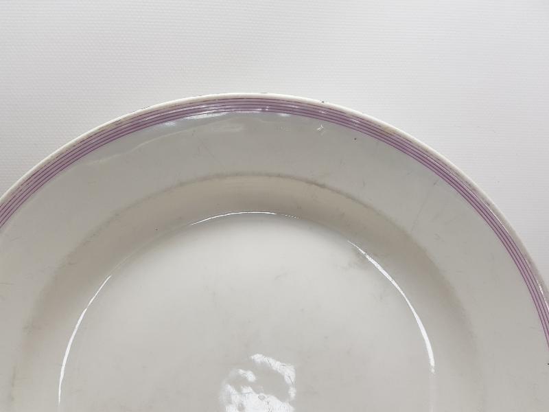 OSMANLI DÖNEMİ İZMİR'DE BİR OTELE AİT DEV BOY PORSELEN TABAK