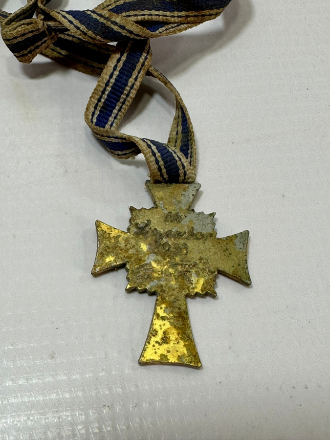 1939 NAZİ ALMAN ANNELİK ŞEREF MADALYASI VE BERATI