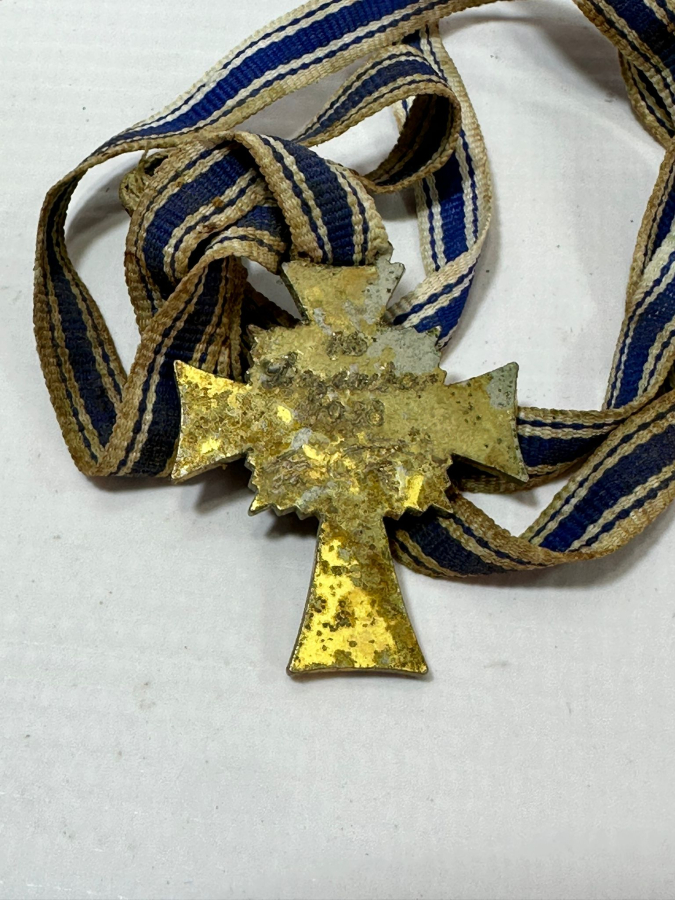 1939 NAZİ ALMAN ANNELİK ŞEREF MADALYASI VE BERATI