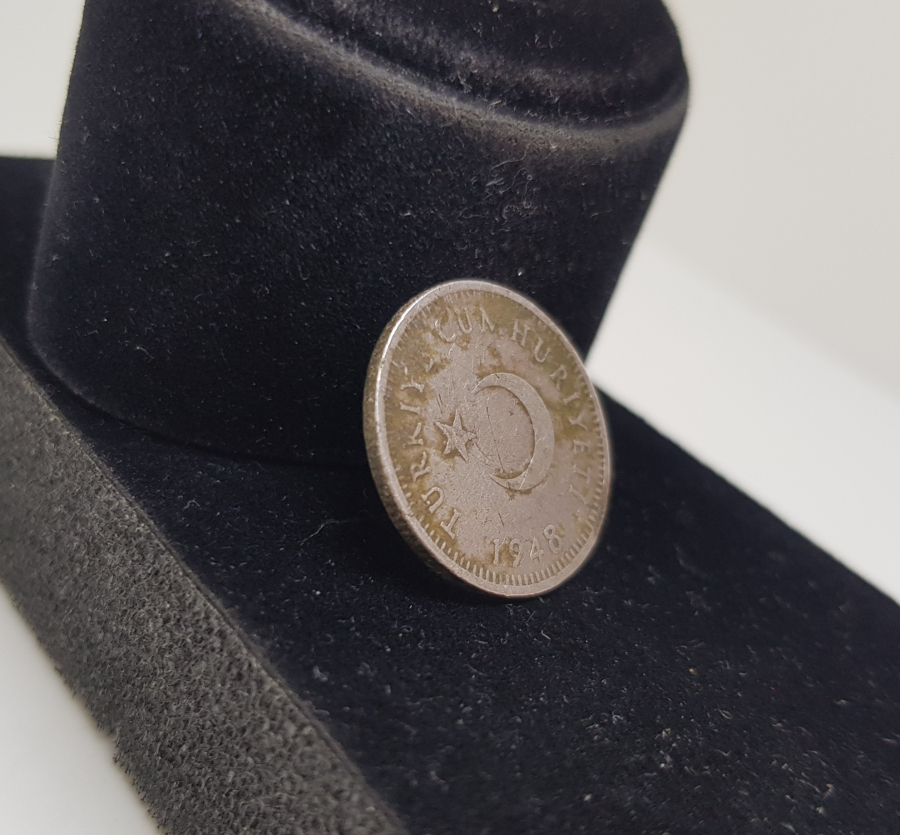 1948 YILI GÜMÜŞ TÜRKİYE CUMHURİYETİNİN SON GÜMÜŞ PARASI OLAN 50 KURUŞ