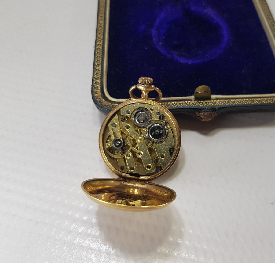 ORİJİNAL KUTUSUNDA OSMANLI DÖNEMİ ALTIN SAAT