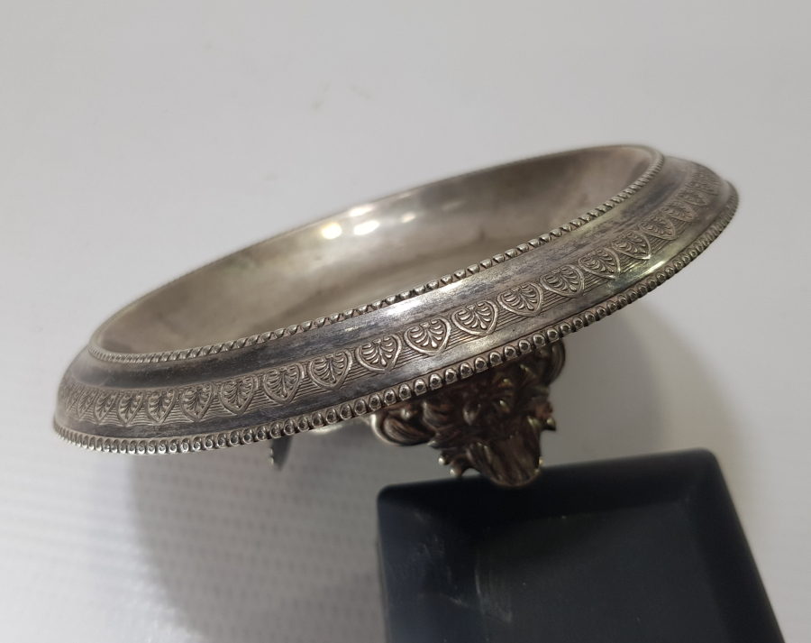 OSMANLI DÖNEMİ ÇOK NADİR İZMİR İŞİ RUM USTA DAMGALI GÜMÜŞ MACUNLUK