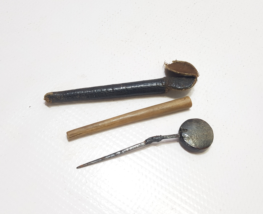 OSMANLI DÖNEMİ ÇOK NADİR ORJİNAL KABINDA BÜYÜ İĞNESİ