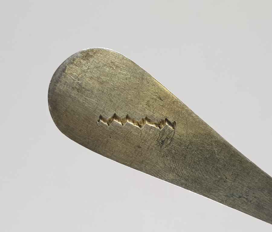 OSMANLI DÖNEMİ TUĞRALI VE MEŞRUTİYET SANCAKLI BÜYÜK BOY GÜMÜŞ KAŞIK