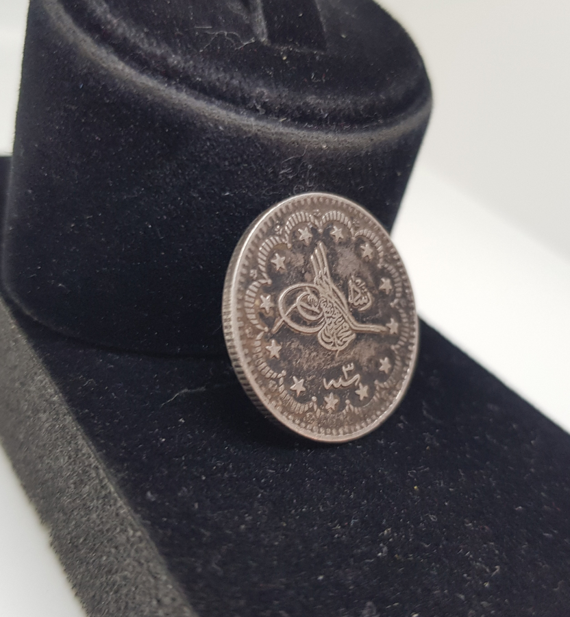 SULTAN MEHMET REŞAT HAN DÖNEMİ GÜMÜŞ 5 KURUŞ MECİDİYE