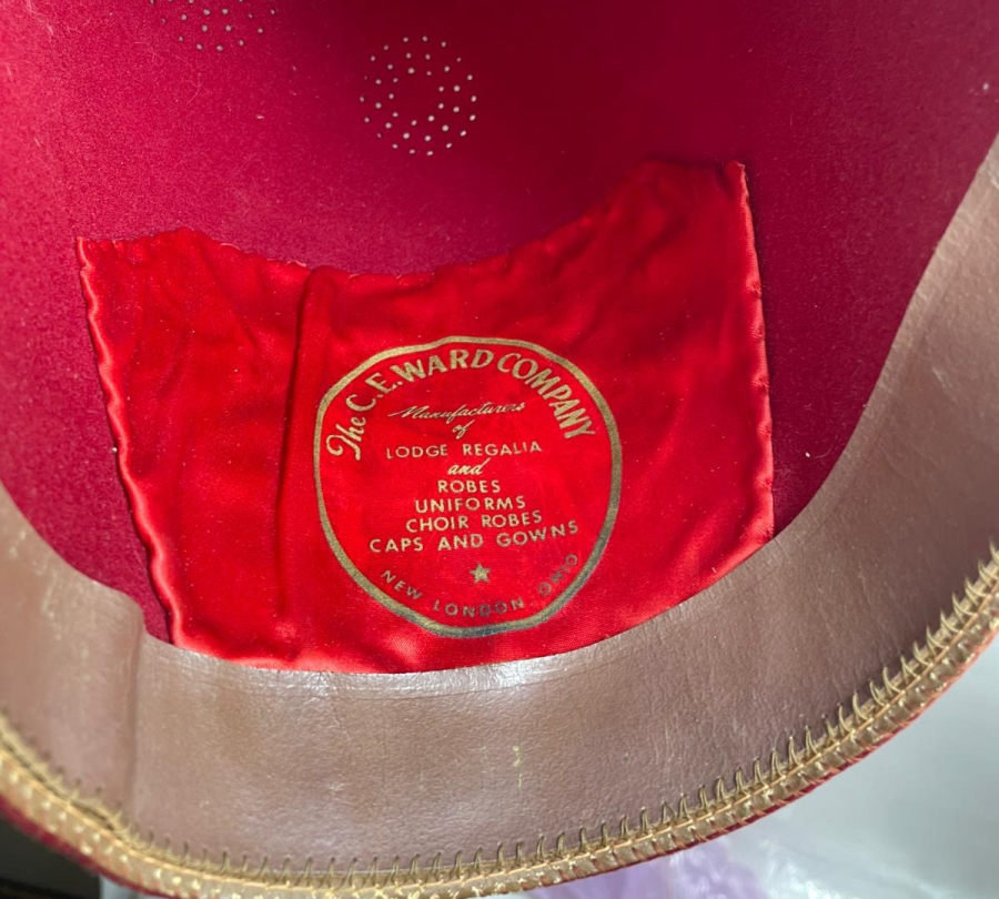 OSMANLI DÖNEMİ ÇOK NADİR EL KORAN İSİMLİ MASON CEMİYETİNE AİT TÖREN FESİ