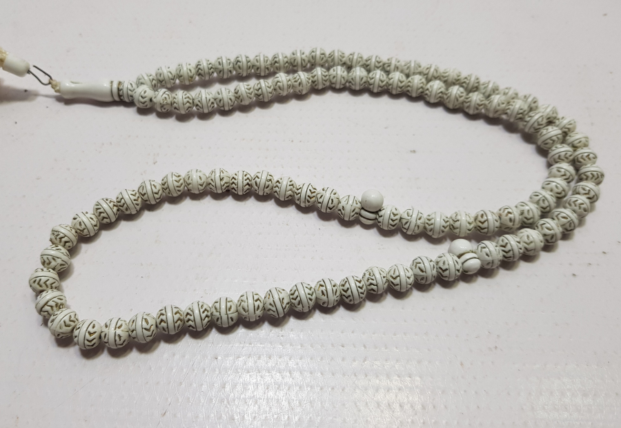 BEYKOZ TARZI YAPILMIŞ ANTİKA TESPİH