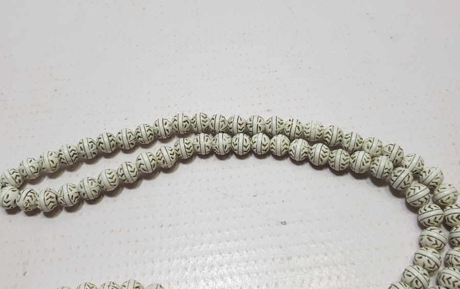 BEYKOZ TARZI YAPILMIŞ ANTİKA TESPİH