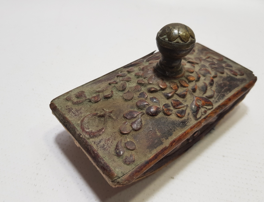 OSMANLI DÖNEMİ AY YILDIZLI MÜREKKEP KURUTMA ALETİ