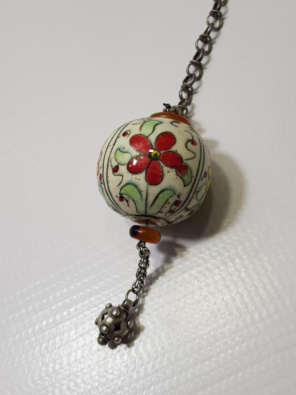 OSMANLI DÖNEMİ ÇOK NADİR RUM İŞİ KÜTAHYA ASKI TOPU