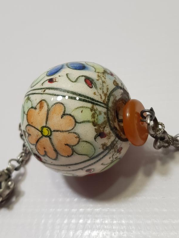 OSMANLI DÖNEMİ ÇOK NADİR RUM İŞİ KÜTAHYA ASKI TOPU