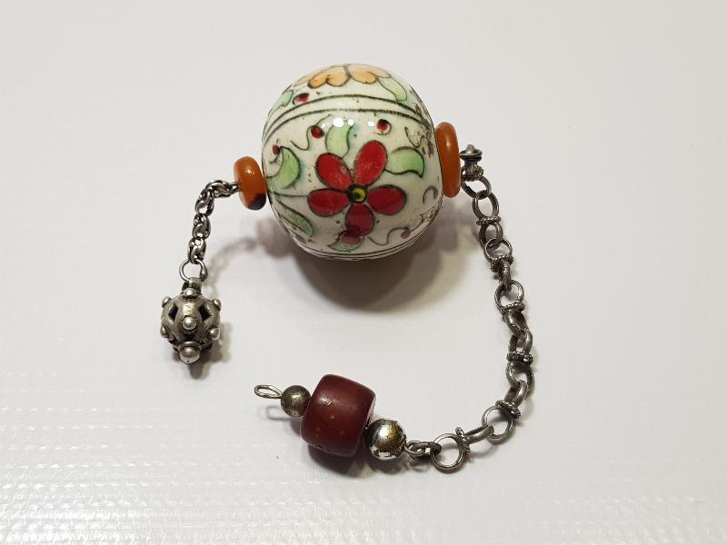 OSMANLI DÖNEMİ ÇOK NADİR RUM İŞİ KÜTAHYA ASKI TOPU