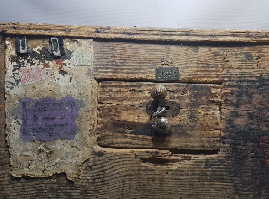 OSMANLI DÖNEMİ KİLİS RÜŞDİYESİ YAZILI ÇOK NADİR SANDIK