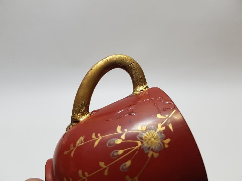 OSMANLI DÖNEMİ MARAŞ İŞİ NADİR KAHVE FİNCANI