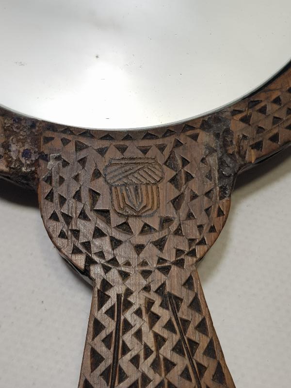 OSMANLI DÖNEMİ TEKKE İŞİ MEVLEVİ SİKKELİ GELİN AYNASI