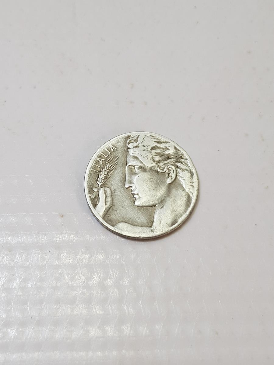 1912 İTALYA 20 CENTIMES GÜMÜŞ PARA