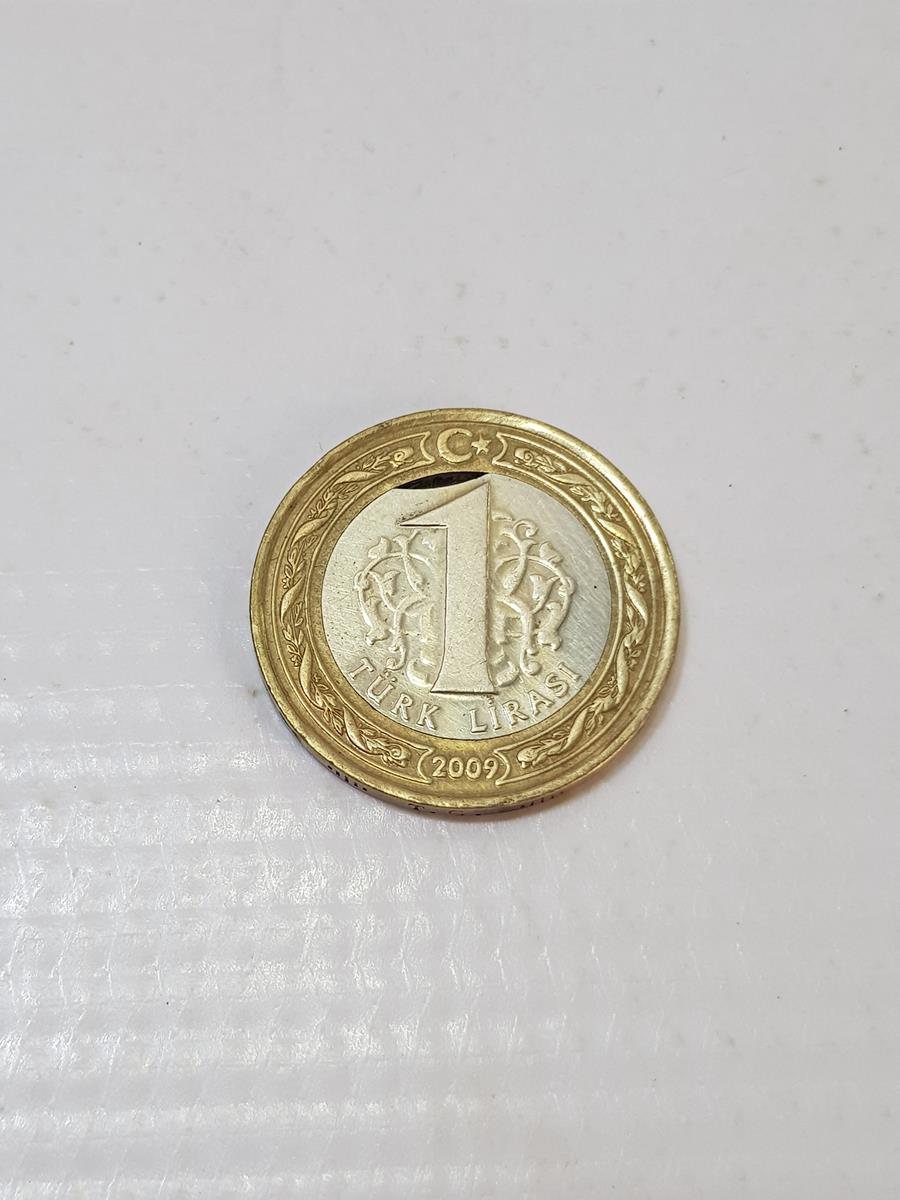 2009 ERÖRLÜ 1 LİRA MADENİ PARA