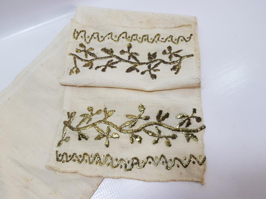 OSMANLI DÖNEMİ ALTIN SIRMA İŞÇİLİKLİ UÇKUR