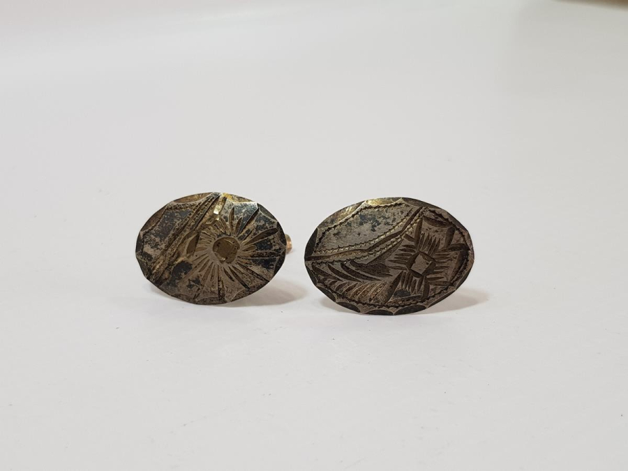 OSMANLI DÖNEMİ GÜMÜŞ KOL DÜĞMELERİ