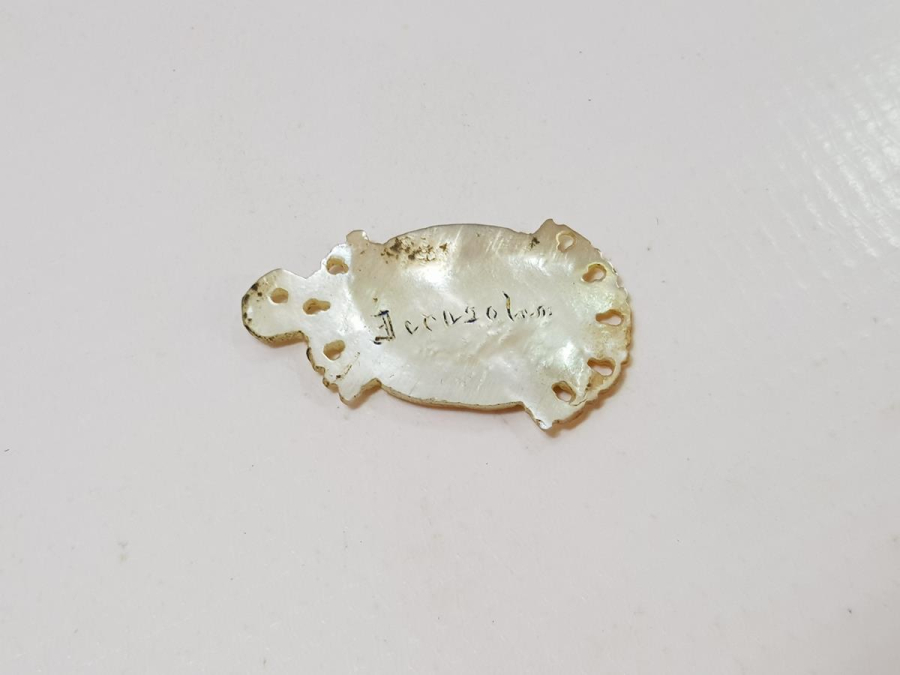 OSMANLI DÖNEMİ HIRİSTİYAN İKONA SEDEF KOLYE UCU