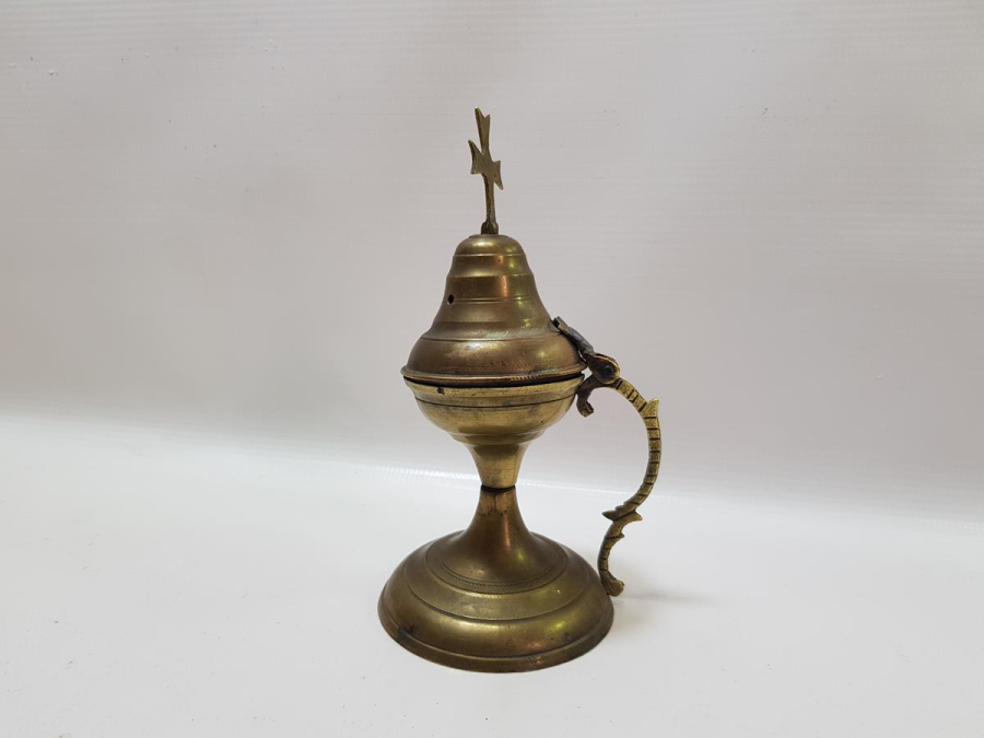 OSMANLI DÖNEMİ RUM İŞİ HAÇLI BUHURDANLIK