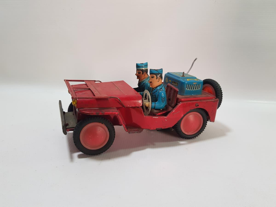 ALASYA RADAR JEEP TENEKE OYUNCAK ARABA