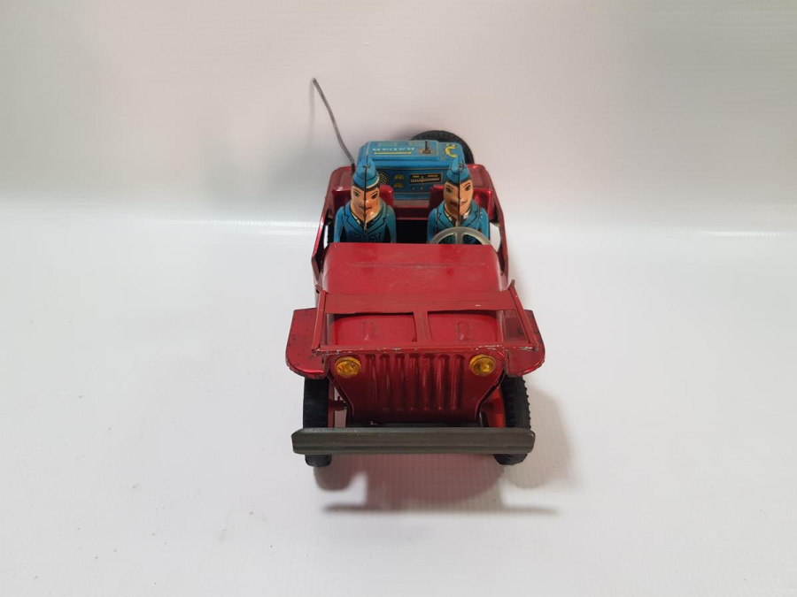 ALASYA RADAR JEEP TENEKE OYUNCAK ARABA