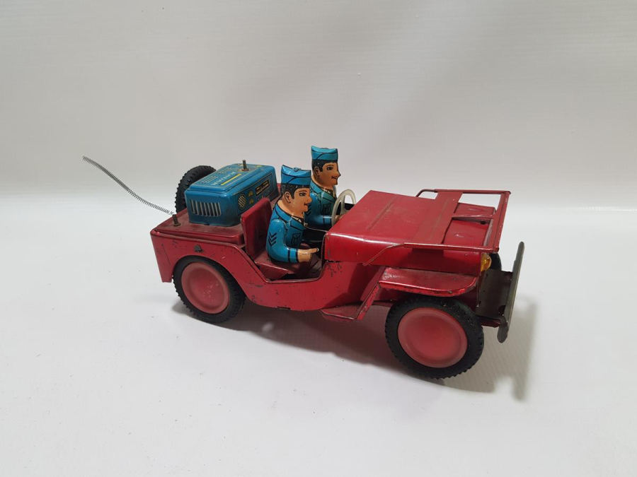 ALASYA RADAR JEEP TENEKE OYUNCAK ARABA