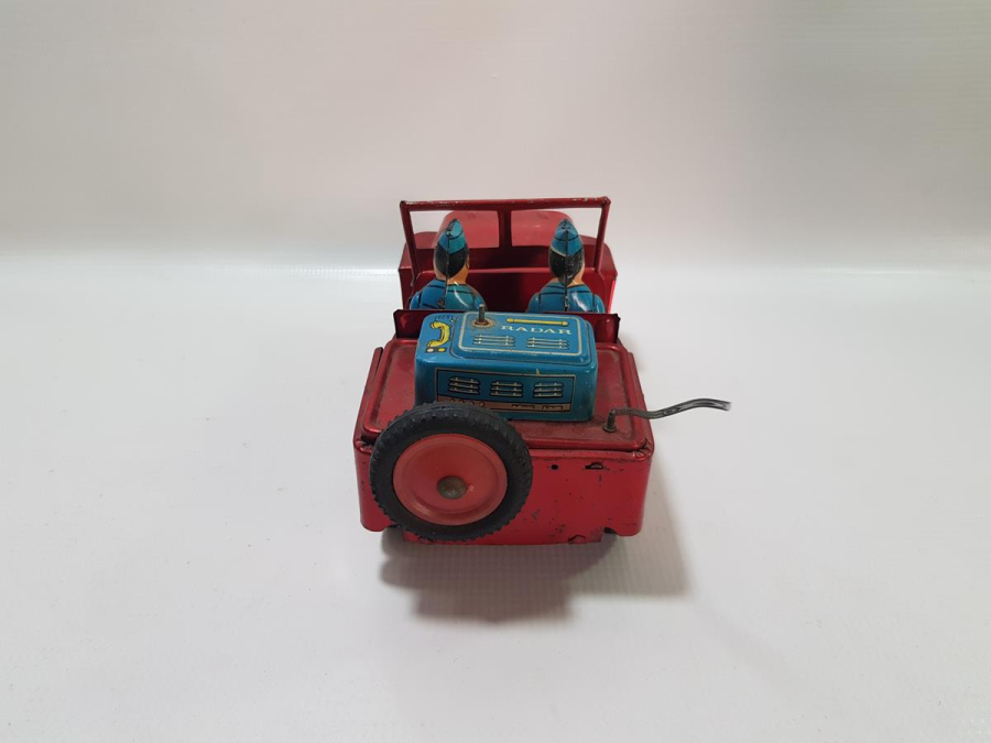 ALASYA RADAR JEEP TENEKE OYUNCAK ARABA