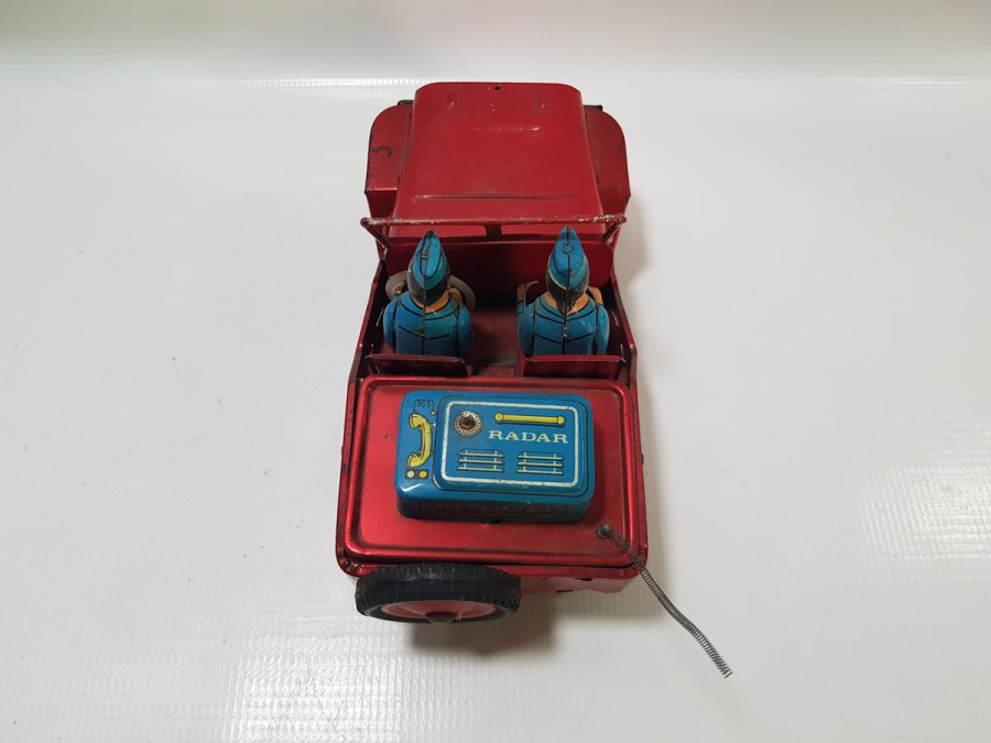 ALASYA RADAR JEEP TENEKE OYUNCAK ARABA