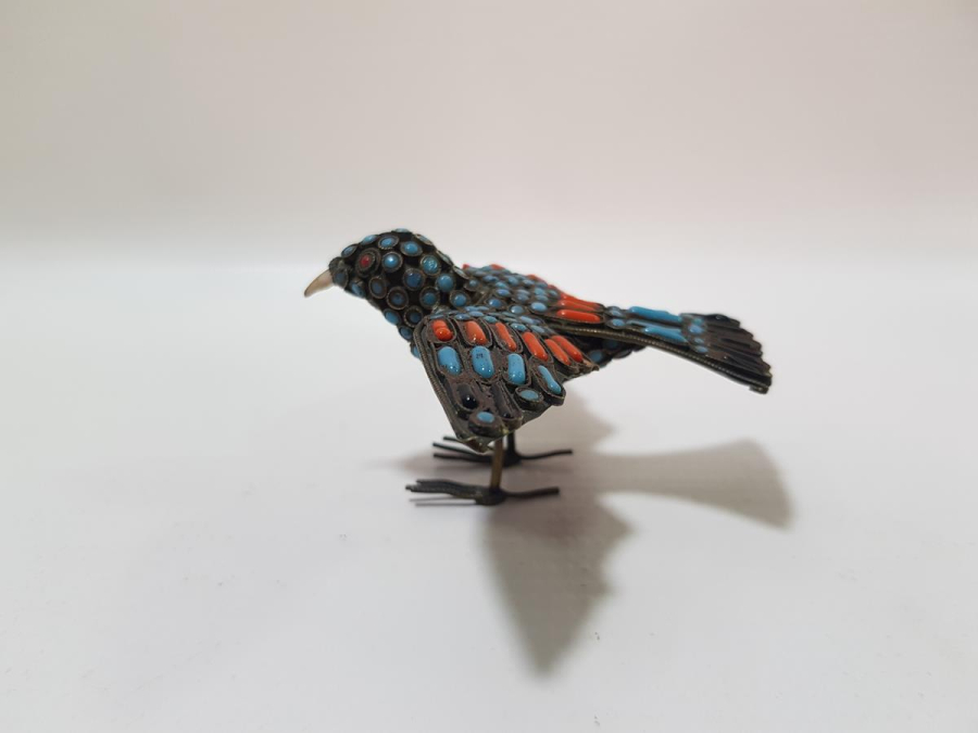 OSMANLI DÖNEMİ ÜZERİ TAŞLARLA SÜSLÜ KUŞ BİBLOSU