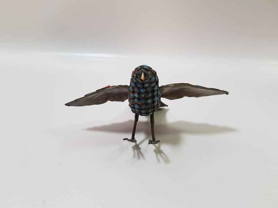 OSMANLI DÖNEMİ ÜZERİ TAŞLARLA SÜSLÜ KUŞ BİBLOSU