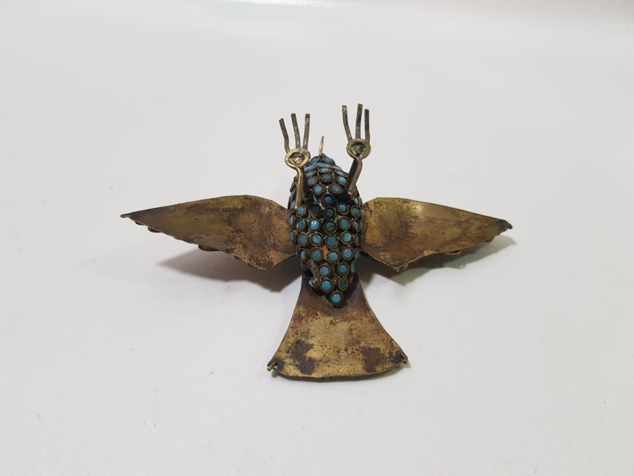 OSMANLI DÖNEMİ ÜZERİ TAŞLARLA SÜSLÜ KUŞ BİBLOSU