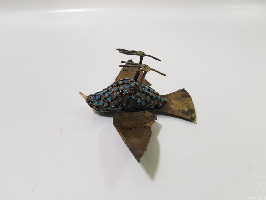 OSMANLI DÖNEMİ ÜZERİ TAŞLARLA SÜSLÜ KUŞ BİBLOSU